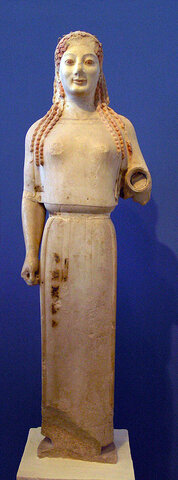 GRECIA. Aparición de kuros y korai