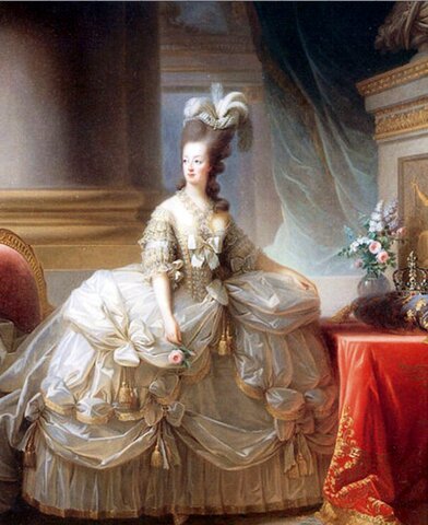 Retrato de Mª Antonieta