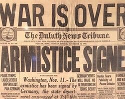 German Cease Fire; War Over