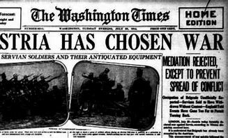 Austria-Hungary Declares war on Serbia