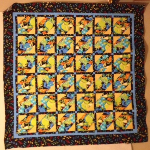 Lillie Dino Quilt DONE
