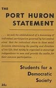 SDS released its Port Huron statement