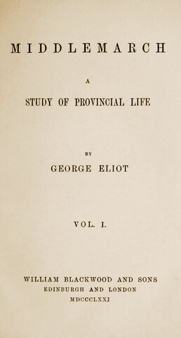 Д. Элиот, "Миддлмарч"