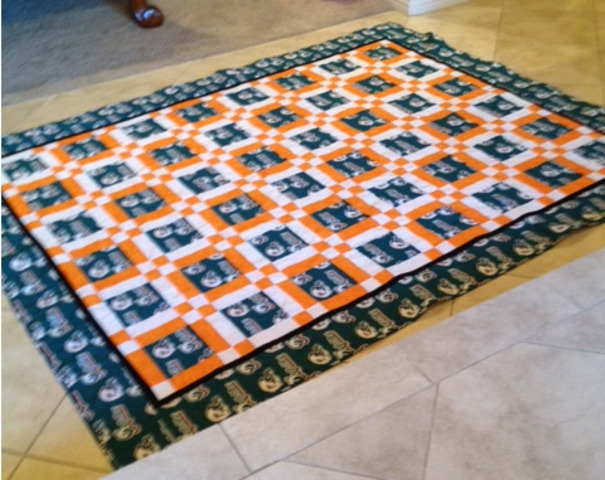 Dolphins Quilt DONE