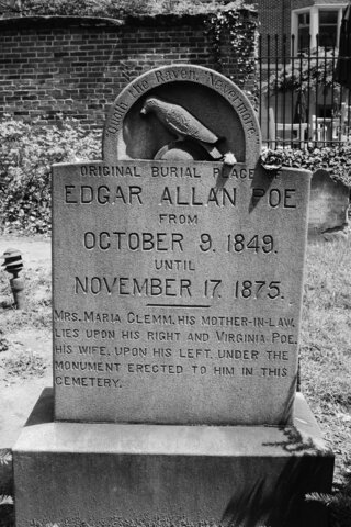 Poe dies in Baltimore