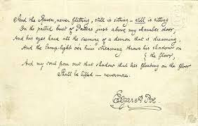The first poem of Edgan Poe Allan