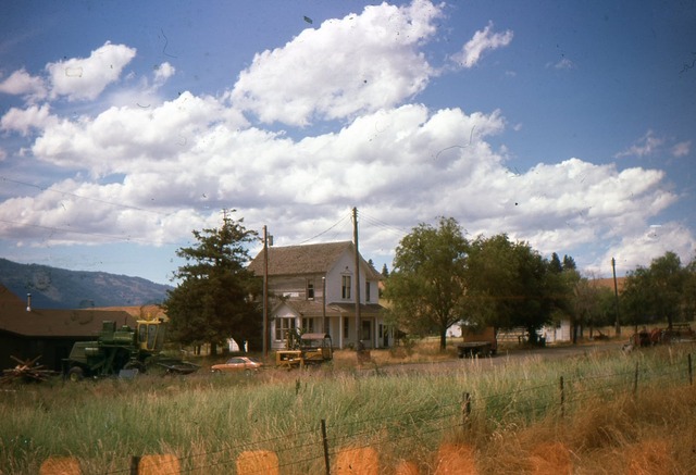 She arrives at the house