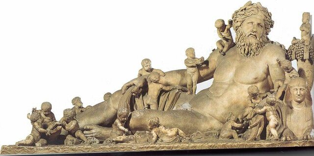 Alegoría del río Nilo (siglo IV a.C.) - Museos Vaticanos, Ciudad del Vaticano.