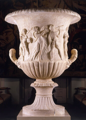 Vaso Borghese (100 - 1 a.C.) - Museo del Louvre, París, Francia.