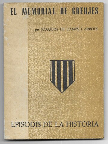 Publicació del Memorial de Greuges