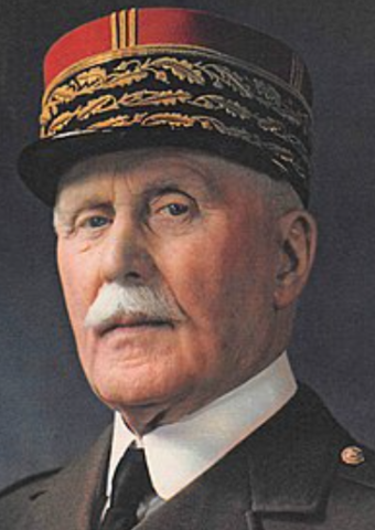 Premirje z generalom Petainom