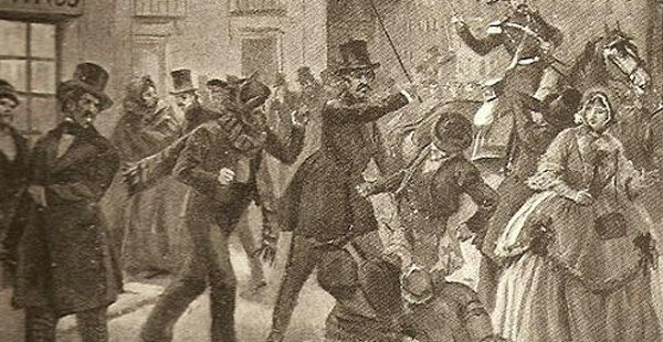 La protesta estudiantil en la Noche de San Daniel