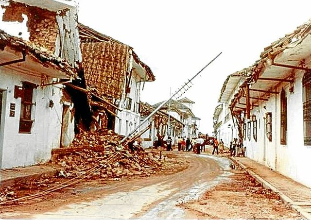 El terremoto de Popayán, Cauca