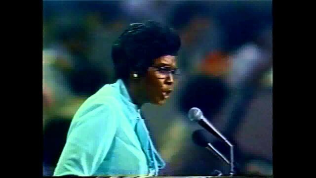 Barbara Jordan's address at the Democratic National Convention