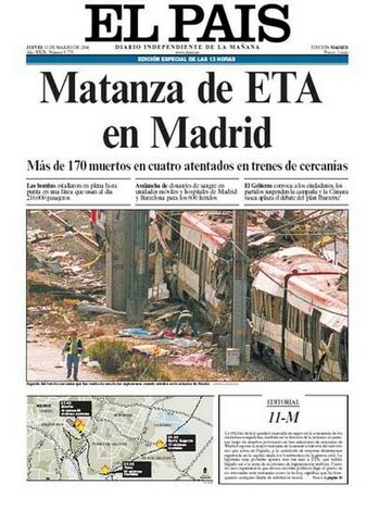 Periódico Atentado 11M (2001)