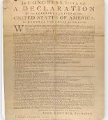 Declaration of Independence singed