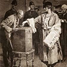 obtencion del voto femenino en inglaterra