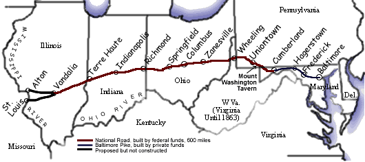 Cumberland/National Road Begins