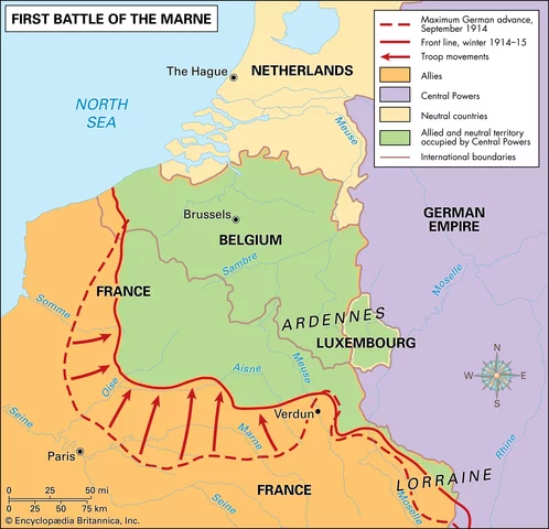 Battle of Marne begins
