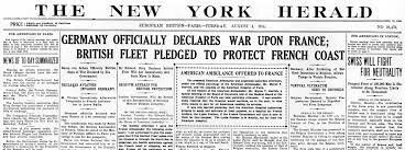 Germany declares war on France