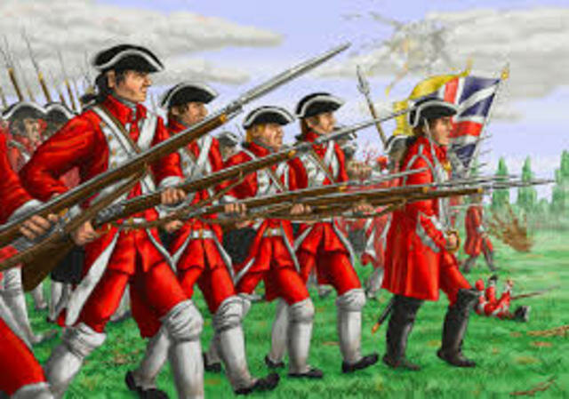 1,000’s of Redcoats in Boston