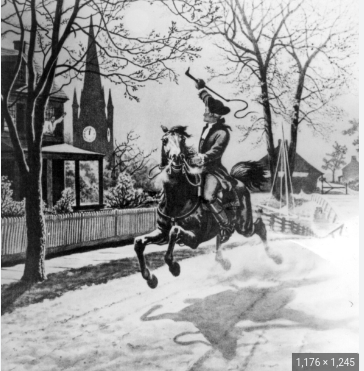 Midnight ride of Paul Revere