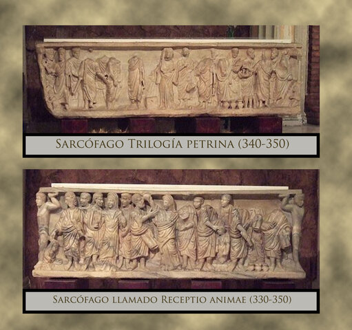 PALEOCRISTIANO. Sarcófagos de la Basílica de Santa Engracia