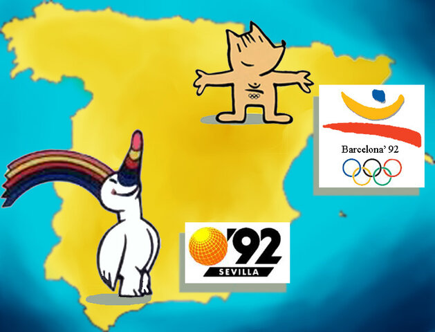 Expo de Sevilla y Olimpiadas en Barcelona