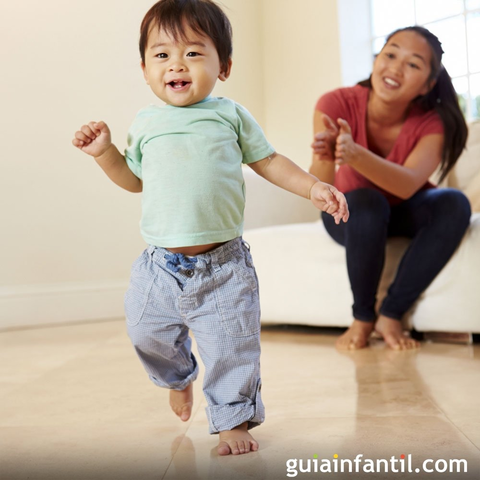 Empecé a hablar y a caminar