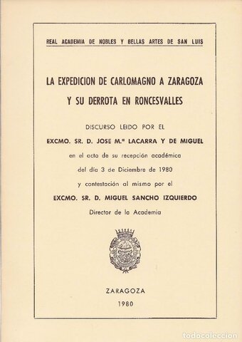 EXPEDICION DE CARLOMAGNOA ZARAGOZA