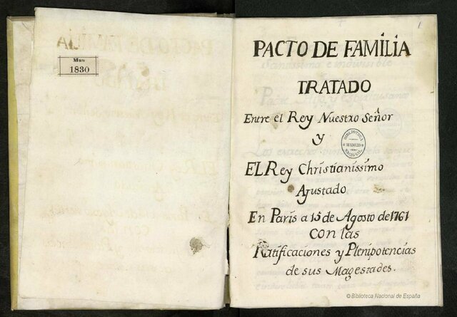 Pacto de familia entre España y Francia