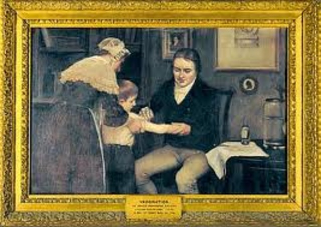 Fist Vaccination EVER for Smallpox