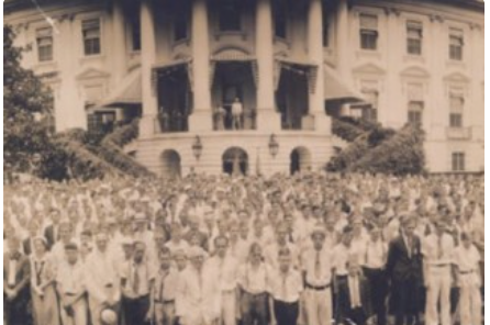 Blue corduroy jacket adopted as Official Dress.