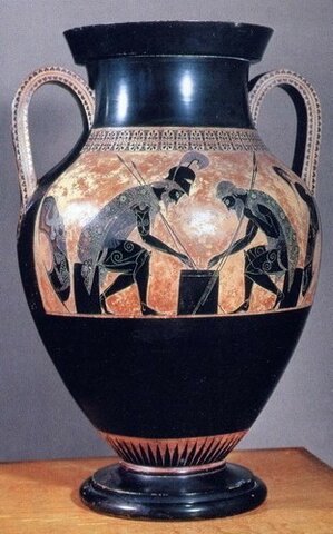 Anfora con Ayax y Aquiles