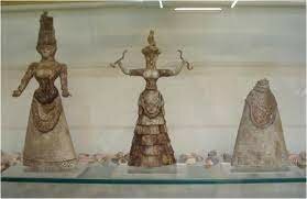 Damas de las Sepientes - Escultura Minoica