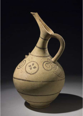 Jarra ocular de pico alto