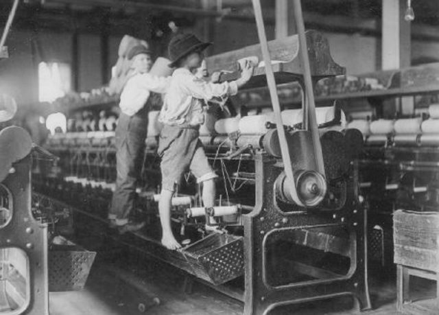 Having Women and Children Work in Factories