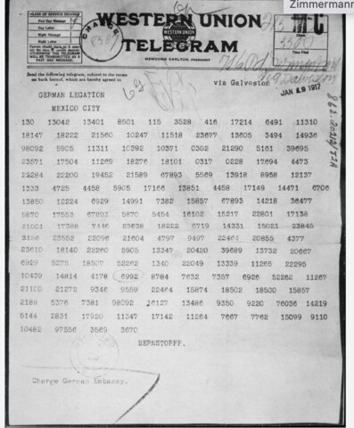 Zimmerman Telegram