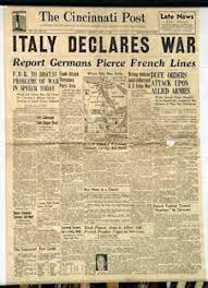 Italy Declaring War