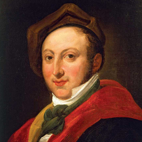 Va començar a composar als 12 anys. La seva primera obra va ser exposada a Venecia al 1810.