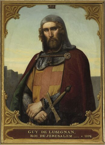 Guido di Lusignano Re di Gerusalemme (1186-1192)