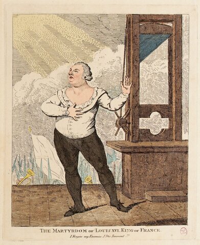 King Louis XVI dies by guillotine