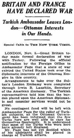 Britain and France declare war