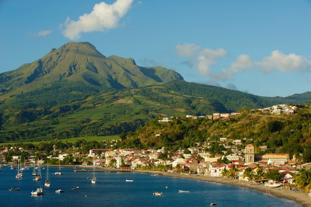 Erupción Monte Pelée, Francia