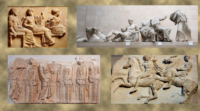 GRECIA. Frisos del Partenón de Fidias y taller