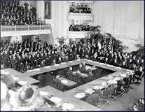 Peace conference begins at Paris.