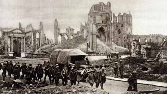 The first Battle of Ypres
