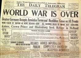 Armistice Day Ends World War 1