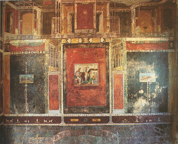Fresco de Estilo III, casa de Lucrecio