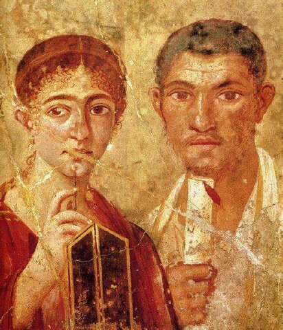 Retrato de Terencio Neo y su esposa